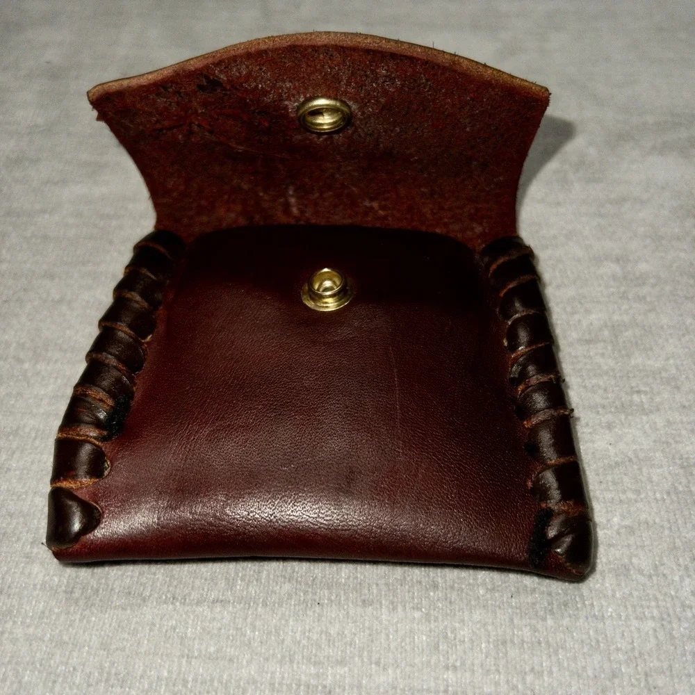 Hand Made Leather Ammo Pouch Hunting Outdoors‎ Camping Hiking